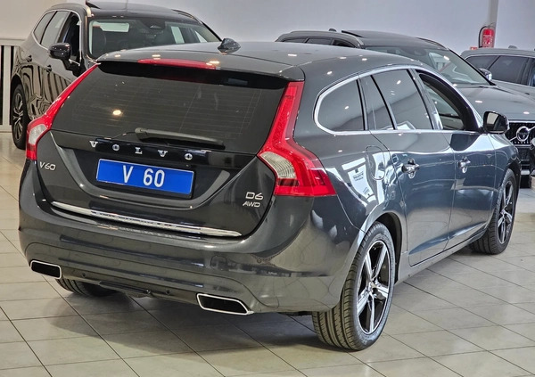 Volvo V60 cena 79900 przebieg: 231000, rok produkcji 2014 z Jeziorany małe 562